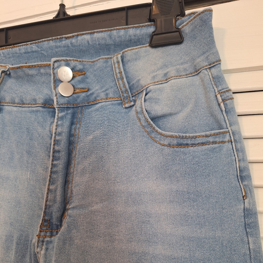 Boutique  Hi Rise Jegging Jeans Sz Large *D7 - Picture 4 of 5